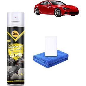 Multifunctional Foam Cleaner, Dry Cleaning Multi PurposeFoam Cleaner Spray, Foam Cleaner for Car and House Lemon Flavor, All-Purpose Household Cleaners for Kitchen in Kuwait