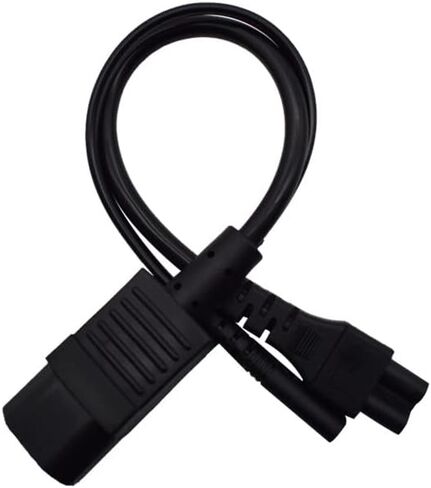 C14 to 2* 5-15R Power Cord C14 to Dual 5-15R Y Type Splitter Adapter Cable Cord 0.32M/1FT (C14 to 2* 5-15R) in Saudi Arabia