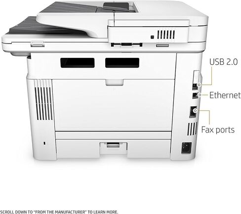 طابعة ليزر HP LaserJet Pro M426fdn متعددة الوظائف مع إيثرنت مدمج وطباعة مزدوجة (F6W14A) (متجددة) in Kuwait