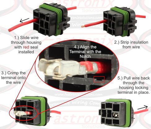 Fastronix Weatherproof Relay Terminals 12-10 Gauge 10 Pack in Saudi Arabia