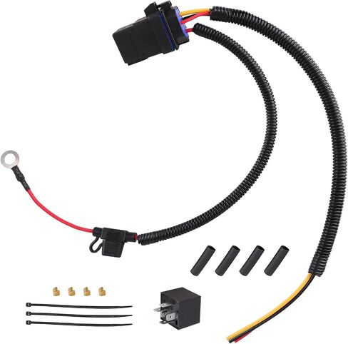 68269523AD Fuel Pump Relay Wiring Kit Compatible for 2011-2013 JeepGrand Cherokee Dodge Durang Ram 1500 CBWPR091AA Electric Fuel Pump Relay Fuel Pump Wiring Harness Kit CSZDV621AA CBP4P541AB in Saudi Arabia