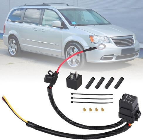 68269523AD Fuel Pump Relay Wiring Kit Compatible for 2011-2013 JeepGrand Cherokee Dodge Durang Ram 1500 CBWPR091AA Electric Fuel Pump Relay Fuel Pump Wiring Harness Kit CSZDV621AA CBP4P541AB in Saudi Arabia