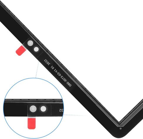 Touch Screen Replacement for Amazon Kindle Fire HD8 /HD8 Plus Tablet 10th Generation 2020 K72LL3 K72LL4 Digitizer Touchscreen Glass Panel with Repair Kits(White) in Saudi Arabia