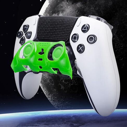 غلاف ديكور لوحدة التحكم اللاسلكية Playstation DualSense Edge وعصا الإبهام، غطاء بديل وعصا التحكم لوحدة تحكم PS5 Edge (أخضر) in Kuwait