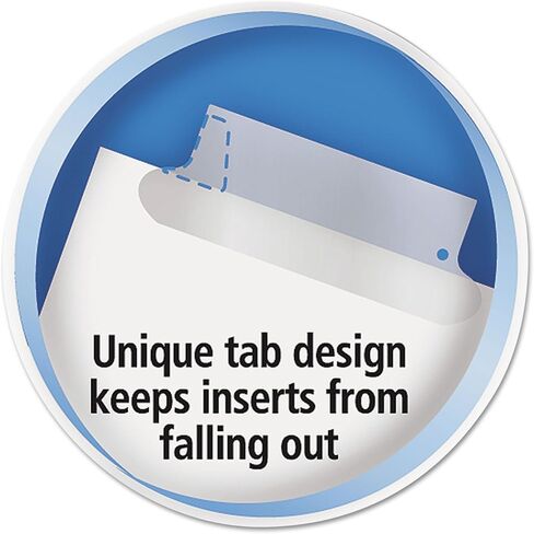 Avery 11220 Extra Wide Insertable Dividers,11-Inch x9-Inch,5Tab,Multi/WE Paper in Saudi Arabia