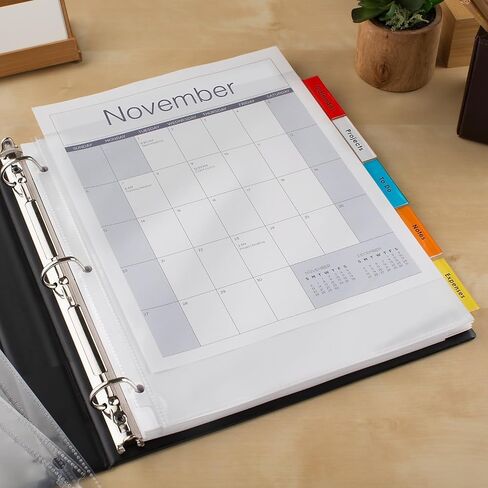 Avery 11220 Extra Wide Insertable Dividers,11-Inch x9-Inch,5Tab,Multi/WE Paper in Saudi Arabia