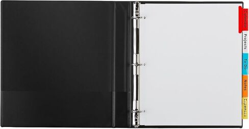 Avery 11220 Extra Wide Insertable Dividers,11-Inch x9-Inch,5Tab,Multi/WE Paper in Saudi Arabia