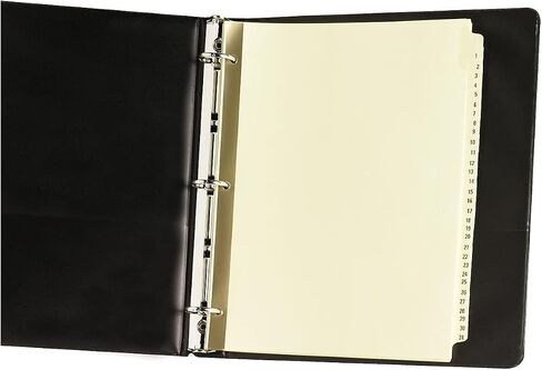 Avery 11308 Preprinted Laminated Tab Dividers w/Gold Reinforced Binding Edge, 31-Tab, Letter in Saudi Arabia