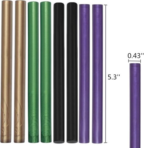 Black Wax Seal Sticks, ONWISE 20pcs Glue Gun Wax Sealing Sticks for Wax Seal Stamp, Wedding Invitations, Envelope Letter Sealing in Kuwait