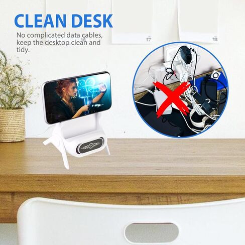 Portable Mini Chair Wireless Charger Phone Holder, Mini Chair Wireless Fast Charger Multifunctional Phone Holder, Multifunctional Wireless Fast Charging Station in Kuwait