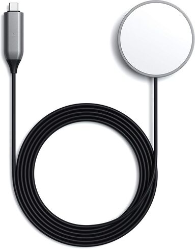 Satechi USB C Magnetic Wireless Charging Cable (Magnetic Wireless Charger) - Compatible with iPhone 15 Pro Max/15 Pro/15/15 Plus, iPhone 14 Pro Max/14 Pro/14/14 Plus and More in Saudi Arabia