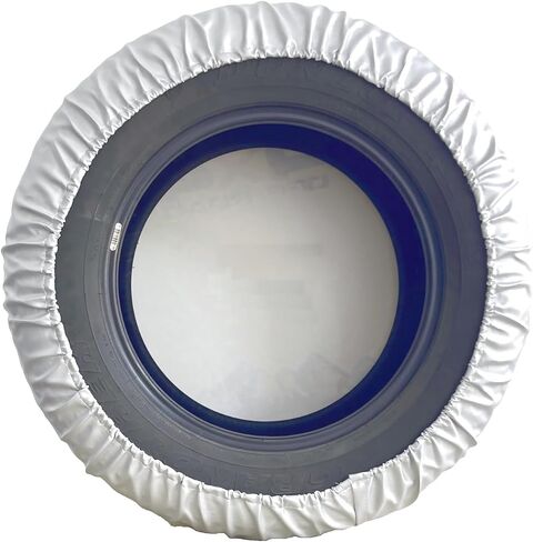 Silver White Spare Tire Cover, Lots of Size for Honda CRV, Toyota RAV4, Suzuki Cars, Fit Most of SUV, Trailer, RV, Truck, Weatherproof Spare Wheel Protector (S: 205/75R15, 215/65R16) in Saudi Arabia