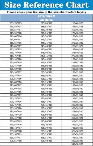 AVNICUD Tire Covers 4 Pack - Waterproof Anti-UV Snow Sun Rain Tire Covers for Truck, SUV, Trailer, Camper, RV, Tough Tire Wheel Protector, Universal Fits 27-29 Inch Tire Diameter in Kuwait