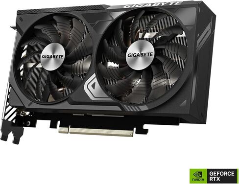 جيجابايت بطاقة رسومات جيفورس RTX 4070 ويندفورس 2X OC 12G، مروحتان ويندفورس، 12GB 192-bit GDDR6X، بطاقة فيديو GV-N4070WF2OC-12GD in Saudi Arabia