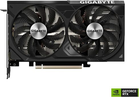 جيجابايت بطاقة رسومات جيفورس RTX 4070 ويندفورس 2X OC 12G، مروحتان ويندفورس، 12GB 192-bit GDDR6X، بطاقة فيديو GV-N4070WF2OC-12GD in Saudi Arabia