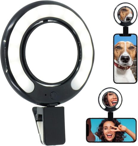 مرآة مكياج سيلفي من أونيكس بروفيشنال سيلف أوير مع مشبك عالمي، يمكن ربطها بالهاتف الخلوي، والخزانات وغيرها in Kuwait