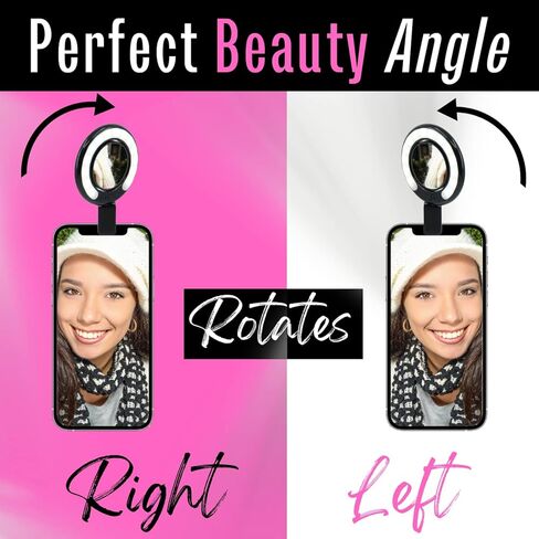 مرآة مكياج سيلفي من أونيكس بروفيشنال سيلف أوير مع مشبك عالمي، يمكن ربطها بالهاتف الخلوي، والخزانات وغيرها in Kuwait