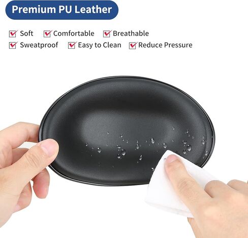 وسادة وسادة للجبهة ووسادة دماغ خلفية لجهاز ميتا كويست برو مع حاجبات الضوء المغناطيسية، غطاء تظليل وسادة وسادة الواقع الافتراضي ملحقات الواقع الافتراضي باللون الأسود in Kuwait