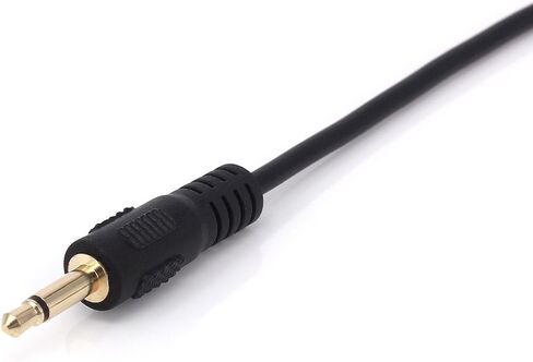 Yeebline 6Ft 3.5mm 1/8 بوصة قابس ذكر أحادي إلى RCA ذكر جاك كابل الصوت مطلي بالذهب (1) in Kuwait