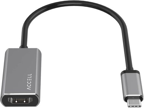 Accell USB-C to HDMI 2.0b Adapter 4K@60Hz HDR, Compatible with Thunderbolt 3, TB4, USB4, USB 3.1, U187B-008K in Kuwait