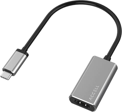 Accell USB-C to HDMI 2.0b Adapter 4K@60Hz HDR, Compatible with Thunderbolt 3, TB4, USB4, USB 3.1, U187B-008K in Kuwait