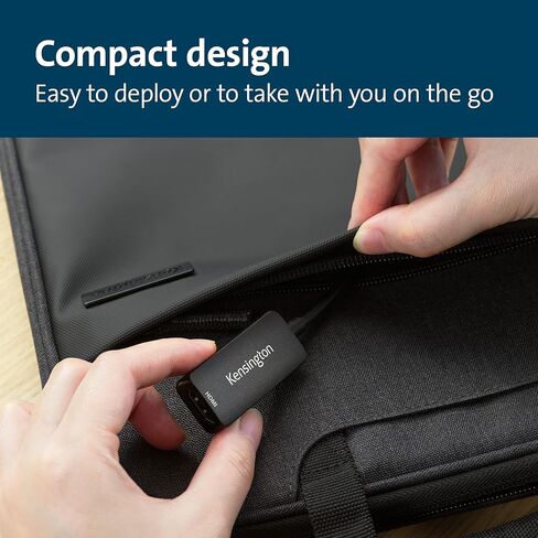 Kensington CV4200H USB-C to HDMI Adapter up to 8K@60Hz or 4K@120Hz, Portable USB C/Thunderbolt 3/4 to HDMI Adapter for USB C Devices (K34052WW) in Saudi Arabia