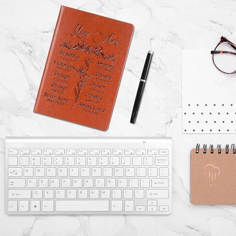 johsbyd الهدايا المسيحية الجلود دفتر الكتاب المقدس الآية الإيمان دفتر الكتابة الدينية للنساء الرجال هدية المسيحية ملهمة الدينية للأصدقاء الأسرة (كورنثوس 13: 7) in Kuwait