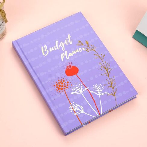 مخطط الميزانية، دفتر الحسابات الشهرية ومتتبع الفواتير، منظم مالي غير مؤرخ، دفتر تعقب النفقات مع جيب تخزين، إدارة تحسين أموالك، 7 بوصة × 10 بوصة in Kuwait