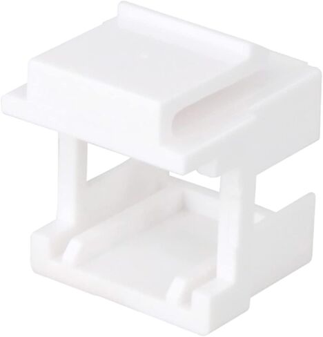 5er Link Technology Wall Plate Fiber Optic Optic Keystone Jack Coupler Insert for Duplex LC or Simplex SC couplers (Coupler not Included) (Pack of 24) in Saudi Arabia