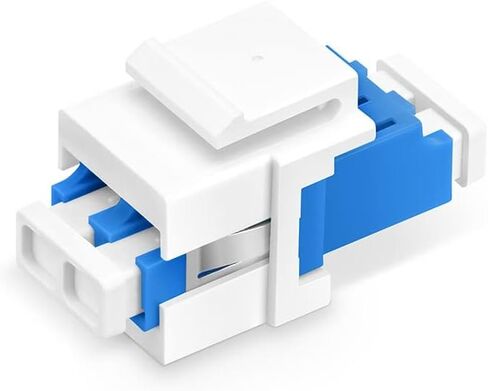5er Link Technology Wall Plate Fiber Optic Optic Keystone Jack Coupler Insert for Duplex LC or Simplex SC couplers (Coupler not Included) (Pack of 24) in Saudi Arabia