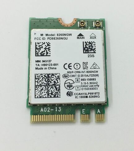 867Mbps Dual Band Wireless-AC 8260NGW WiFi Card for Dell Latitude 7275 E5270 E5450 E5570 E7270 E7470 Precision 3510 7510 M7510 08XG1T 0CNP0J 0KTTYN 5M4TC 8XG1T CNP0J 05M4TC 08XG1T 0CNP0J 8XG1T in Saudi Arabia