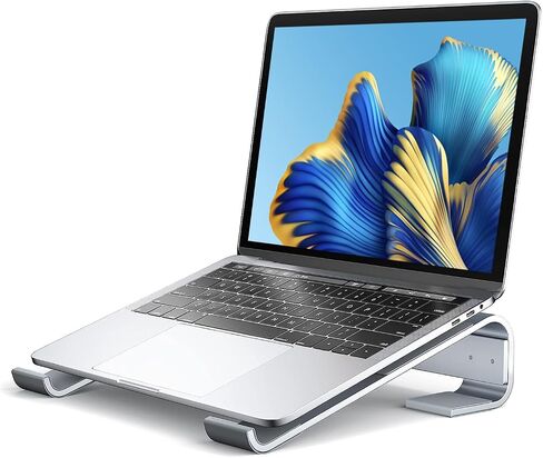AIWEE Laptop Stand for Desk,Aluminum Computer Riser,Sturdy Stable Ergonomic Metal Holder Compatible with MacBook Pro Stand Air/Dell/HP/ 10-18inch Notebook,Work Home Office in Saudi Arabia