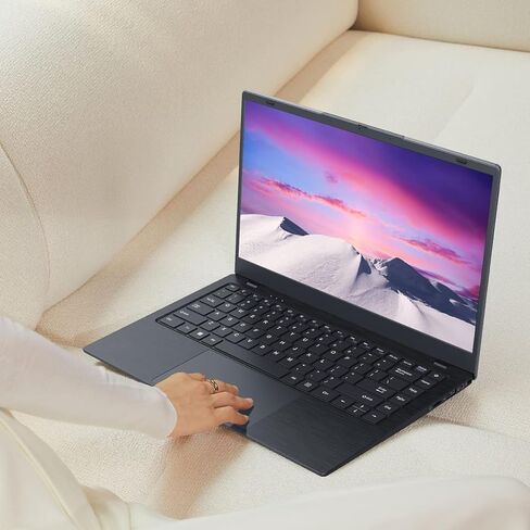 كمبيوتر محمول BiTECOOL، ذاكرة وصول عشوائي 12 جيجابايت، 256 جيجابايت NVMe SSD، Intel N5095 رباعي النواة (حتى 2.9 جيجاهرتز)، شاشة FHD IPS مقاس 14 بوصة، كمبيوتر محمول Windows 11، 2.4G/5G WiFi، BT4.2، النوع C، خفيف الوزن ومحمول in Kuwait