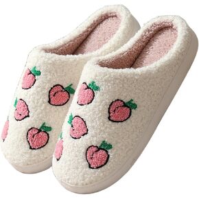 FAYUEKEY House Slippers for Women Fuzzy Mens Fruit Series Strawberry Memory Foam slippers Bedroom Shoes in Kuwait