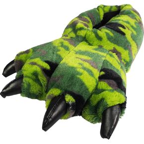 NORTY Stuffed Furry Animal Claw Paw Slippers for Toddlers, Kids, and Adults - Cozy Plush Design - Perfect for Boys, Girls, Men, and Women - House Footwear
