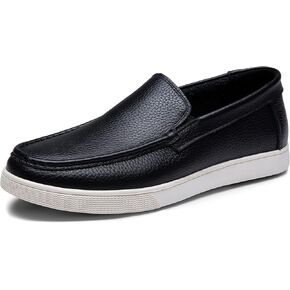 Jousen Men's Loafers & Slip-ons Leather Mens Casual Shoes