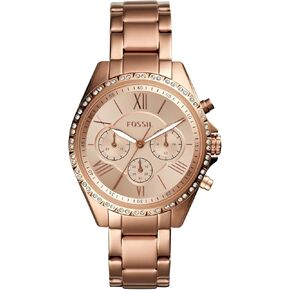 Fossil Women's Modern Courier Stainless Steel Chronograph Dress Quartz Watch