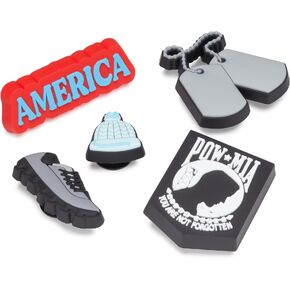 Crocs Unisex-Adult Jibbitz US Military Shoe Charms