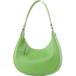 Aoekaff Small Crescent Shoulder Bag Purse For Women,Trendy Leather Under The Arm Handbag