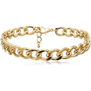 kelistom Cuban Link Rhinestone Tennis Anklet Set for Women Teen Girls, 18K Gold or White Gold Plated Chain Ankle Bracelets for Women with Extension