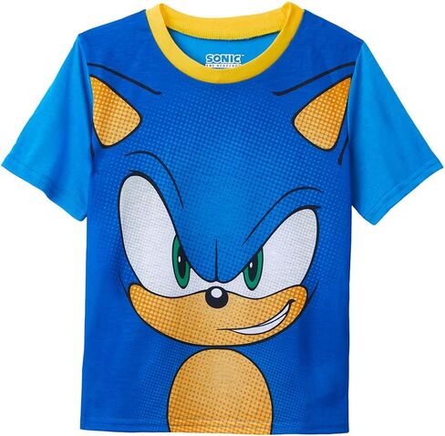 مجموعة ملابس نوم للأطفال مكونة من شورت وقميص نوم للأولاد من Sonic The Hedgehog مكونة من قطعتين in Saudi Arabia