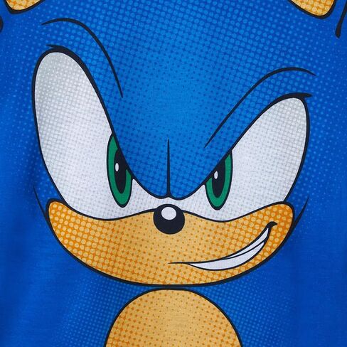 مجموعة ملابس نوم للأطفال مكونة من شورت وقميص نوم للأولاد من Sonic The Hedgehog مكونة من قطعتين in Saudi Arabia