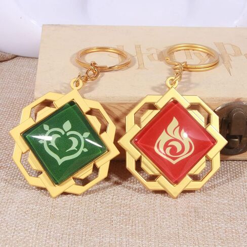 SONGCHANGJEWELRY G-I Vision Keychain - Eye of God Luminous Keyring Pendant - Game Project Accessories for Women in Kuwait