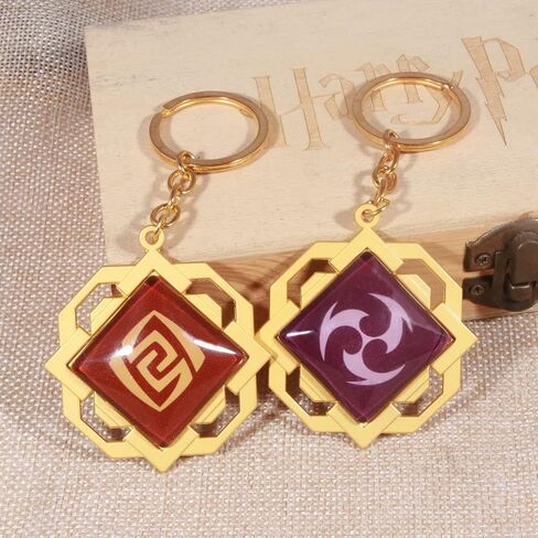 SONGCHANGJEWELRY G-I Vision Keychain - Eye of God Luminous Keyring Pendant - Game Project Accessories for Women in Kuwait