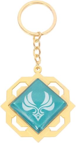 SONGCHANGJEWELRY G-I Vision Keychain - Eye of God Luminous Keyring Pendant - Game Project Accessories for Women in Kuwait