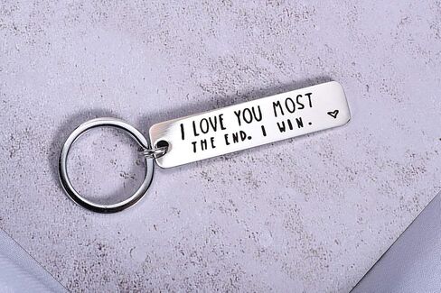 CINDYHE Couple Keychain I Love You Keychain for Boyfriend Girlfriend Husband Wife Keychain Gifts for Him Her in Kuwait
