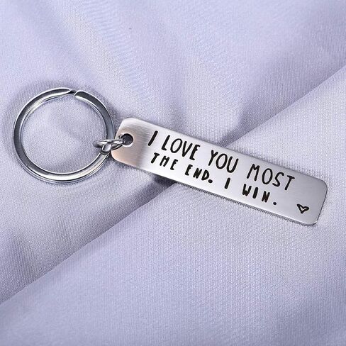 CINDYHE Couple Keychain I Love You Keychain for Boyfriend Girlfriend Husband Wife Keychain Gifts for Him Her in Kuwait