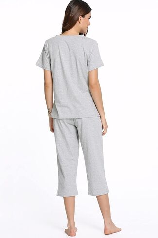طقم بيجامات قطنية للسيدات من Latuza وملابس نوم وسراويل كابري in Kuwait