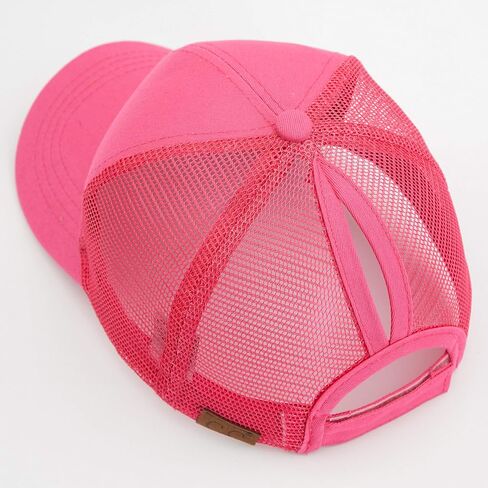 C.C Hatsandscarf Ponytail caps Messy Buns Trucker Plain Baseball Cap (BT-6) in Saudi Arabia