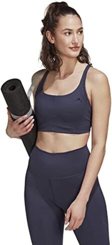 adidas Women's Studio Medium Support Better Level Bra in Saudi Arabia